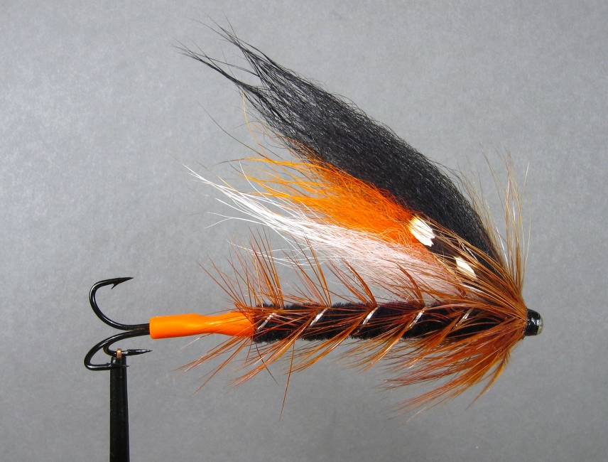 Body and front hackle on a tube Body and front hackle on a tube